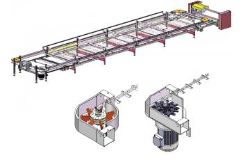 Sistema de alimentación tipo raspador